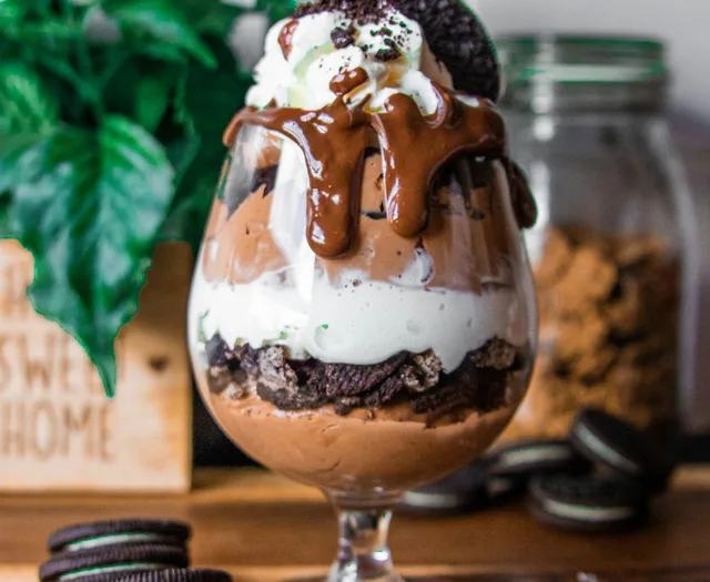 Scoops of ice cream in a cone